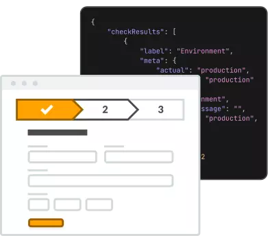 Mockups interface et extrait retour API JSON