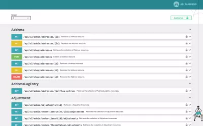 API Platform exemple documentation OpenAPI